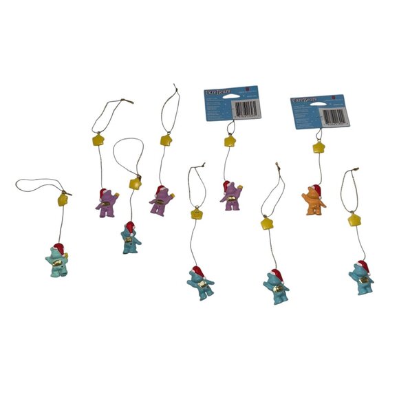 New Used Vintage Care Bears Mini Christmas Ornaments Set 9 Holiday 2004 Share - Picture 4 of 6